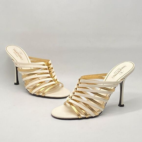 Valentino Garavani Rockstud Strappy Sandals Size 36 - Picture 10 of 15